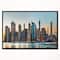 Designart - New York City Skyline - Photography Framed Canvas Art Print